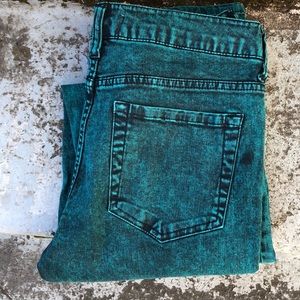 Heritage acid wash jeans.
